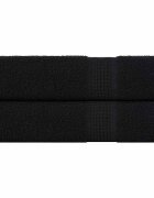 vidaXL Ručníky FROGN 2 ks černé 50x100 cm 360 g/m²