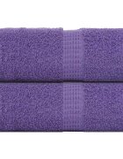 vidaXL Ručníky FROGN 2 ks fialové 30x30 cm 360 g/m²