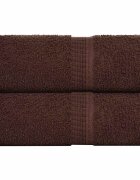vidaXL Ručníky FROGN 2 ks hnědé 30x30 cm 360 g/m²