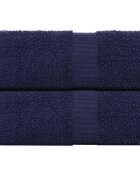 vidaXL Ručníky FROGN 2 ks tmavě modré 30x30 cm 360 g/m²