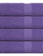 vidaXL Ručníky FROGN 4 ks fialové 50x100 cm 360 g/m²