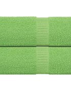 vidaXL Ručníky na mytí FROGN 2 ks jablečně zelené 30x30 cm 360 g/m²