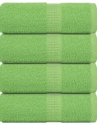 vidaXL Ručníky na mytí FROGN 4 ks jablečně zelené 30x30 cm 360 g/m²