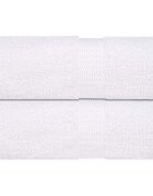 vidaXL Ručníky pro hosty FROGN 2 ks bílé 30x50 cm 360 g/m²