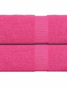 vidaXL Ručníky pro hosty FROGN 2 ks růžové 30x50 cm 360 g/m²
