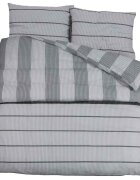 vidaXL Sada povlečení na peřinu světle šedá 200x220 cm bavlna