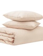 vidaXL Sada přikrývek 2 ks 200 x 220 cm 250 gsm Přirozený kapok Béžová
