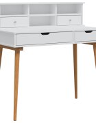 vidaXL Sada toaletního stolu FAUSKE 2 ks Bílá 100 x 50 x 1035 cm