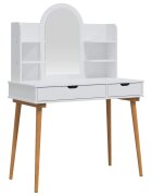 vidaXL Sada toaletního stolu FAUSKE 4 ks Bílá 100 x 50 x 143 cm