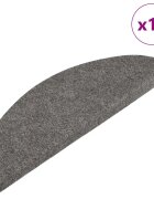 vidaXL Samolepicí nášlapy na schody 15 ks 56x17x3 cm šedé