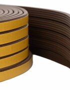 vidaXL Samolepicí okenní těsnění Hnědá 10 x 4 mm 50 m EPDM pěna