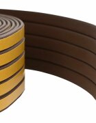vidaXL Samolepicí okenní těsnění Hnědá 9 x 3 mm 50 m EPDM pěna