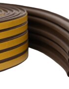 vidaXL Samolepicí okenní těsnění Hnědá 9 x 6 mm 12 m EPDM pěna
