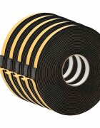 vidaXL Samolepicí pěnová páska 5 ks Černá 10mm x 10m Pěna CR