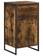 vidaXL Servírovací skříň Kouřový dub 43 x 36 x 755 cm