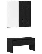 vidaXL Sestava nábytku do předsíně 4 ks Černý dub 80 x 305 x 40 cm