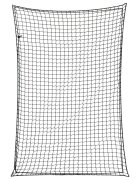 vidaXL Síť na přívěsný vozík s elastickým lanem černá 22 x 15 m PP
