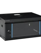 vidaXL Síťové skříně s úložištěm Černá 600 x 450 x 285 mm Ocel