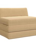 vidaXL Skládací pohovka postel Pro 2 osobu Zelenošedá 70 x 60 x 49 cm