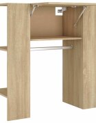 vidaXL Skříň do předsíně dub sonoma 975 x 37 x 99 cm kompozitní dřevo