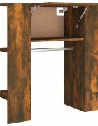 vidaXL Skříň do předsíně kouřový dub 975x37x99 cm kompozitní dřevo