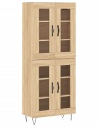 vidaXL Skříň highboard dub sonoma 695 x 34 x 180 cm kompozitní dřevo