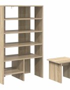 vidaXL Skříň na obuv 2 ks 62 x 35 x 100 cm Kompozitní dřevo Dub sonoma