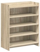 vidaXL Skříň na obuv Dub sonoma 735 x 36 x 92 cm Kompozitní dřevo