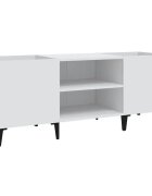 vidaXL Skříňka na LP desky bílá 121 x 38 x 48 cm kompozitní dřevo