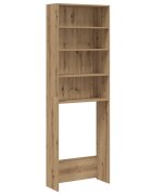 vidaXL Skříňka nad pračku dub artisan 64 x 24 x 190 cm