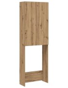 vidaXL Skříňka nad pračku dub artisan 64 x 255 x 190 cm