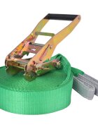 vidaXL Slackline 15 m x 50 mm 150 kg zelená