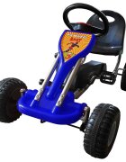 vidaXL Šlapací motokára modrá