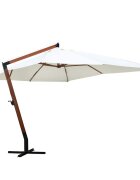 vidaXL Slunečník 300 x 400 cm bílý