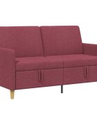 vidaXL Sofa s úložným prostorem Víno Červené 152 x 78 x 87 cm