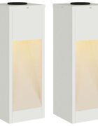 vidaXL Solární LED osvětlení cesty 2 ks Teplá bílá 18 x 18 x 50 cm