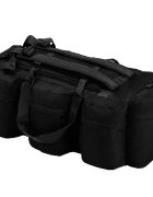 vidaXL Sportovní taška 3 v 1 army styl 45 l černá