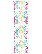 vidaXL Sprchová roleta 70x240 cm Šířka látky 66 cm