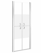 vidaXL Sprchové dveře polomatné ESG 76 x 190 cm