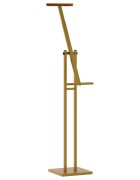 vidaXL Stánky pro veletrhy Zlatá 265 x 265 x 150 cm Ocel