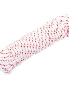 vidaXL Startovací šňůra bílo-červená Ø 4 mm 10 m nylon