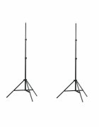 vidaXL Stativ / stojan na světlo - 2 ks - výška 78 - 205 cm