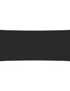 vidaXL Stínící plachta 160 g/m² černá 2 x 5 m HDPE