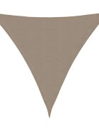 vidaXL Stínící plachta oxfordská látka trojúhelníková 3x3x3 m taupe