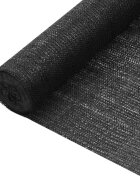 vidaXL Stínící tkanina černá 12 x 10 m HDPE 75 g/m²