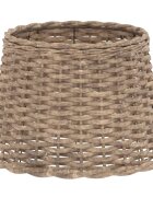vidaXL Stínidlo lampy hnědé Ø 40 x 26 cm proutěné