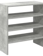 vidaXL Stohovatelné botníky 2 ks betonově šedá 60x30x305 cm