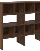 vidaXL Stohovatelné botníky 2 ks hnědý dub 895x30x40 cm