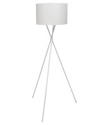 vidaXL Stojací lampa s vysokým stojanem bílá