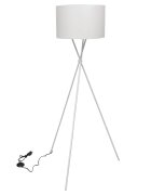 vidaXL Stojací lampa se stojanem bílá 139 cm